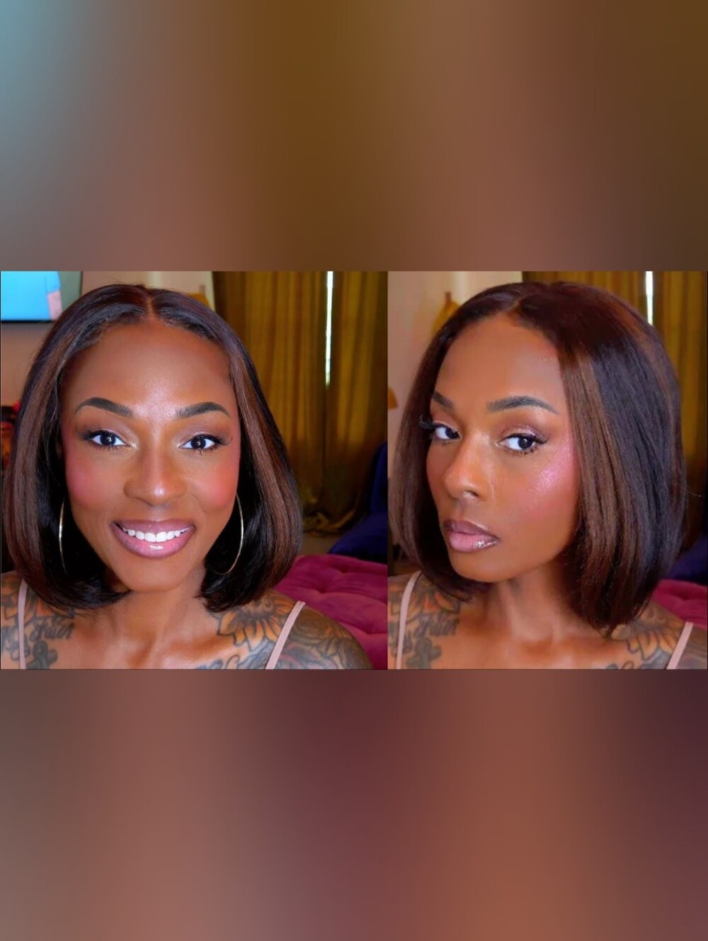 Short Highlighted Bob